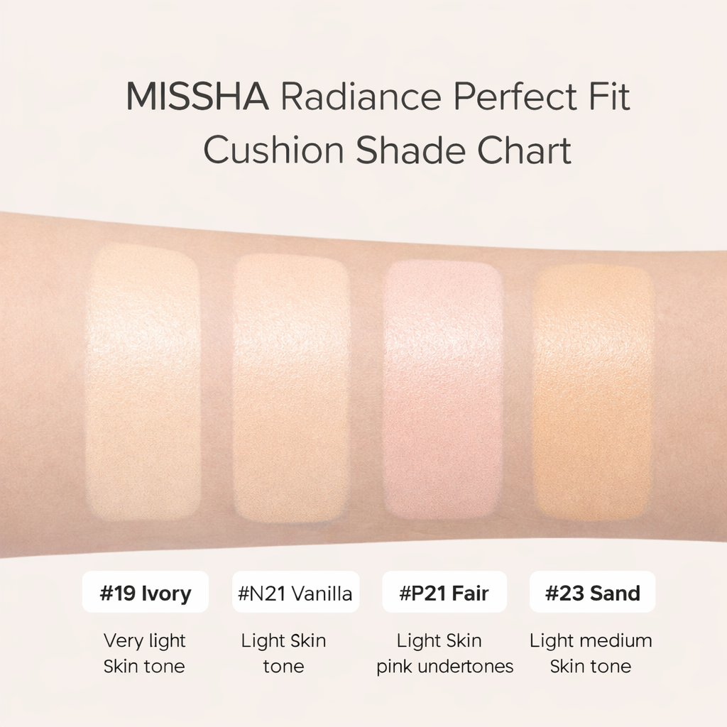MISSHA RADIANCE PERFECT FIT CUSHION FOUNDATION 15g